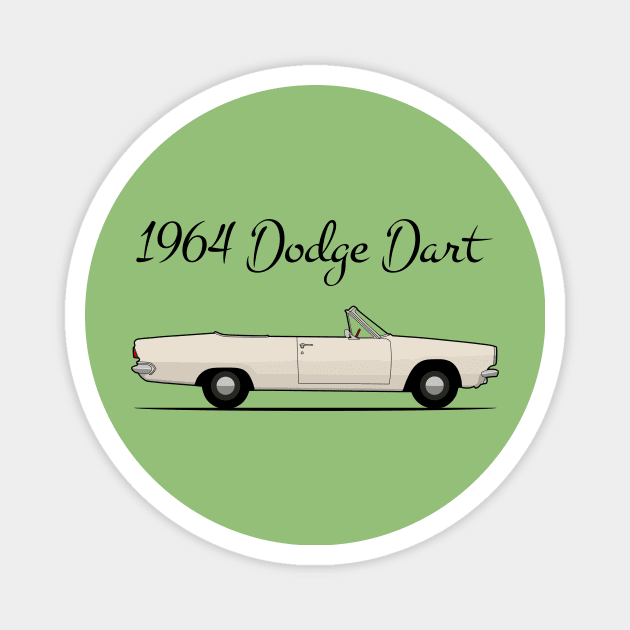 1964 Dodge Dart blonde Magnet by Ginger Bobby